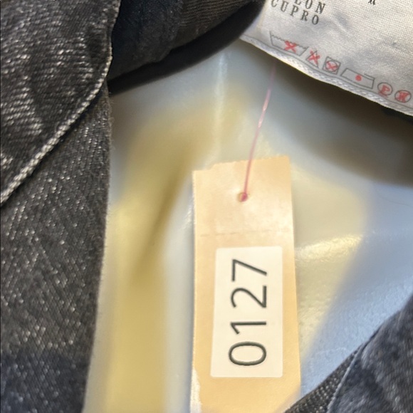 Sacai Black and Gray Cropped Blazer - Picture 10 of 10